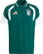 adidas Men's adidas  Green Italy National Team 2026 Tiro Training Polo