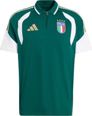 adidas Men's adidas  Green Italy National Team 2026 Tiro Training Polo
