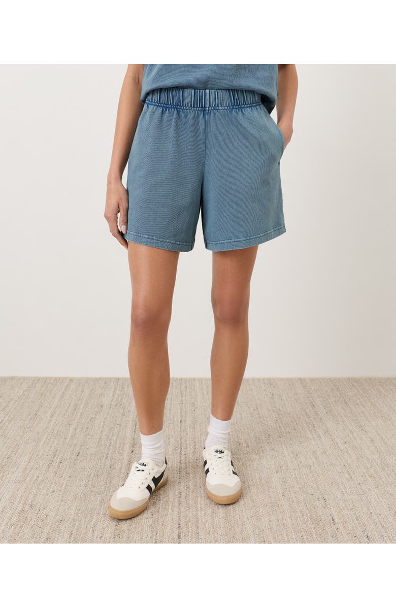 Pact Organic Cotton Weekends Beach Short, Main, color, Washed Wedgewood Blue