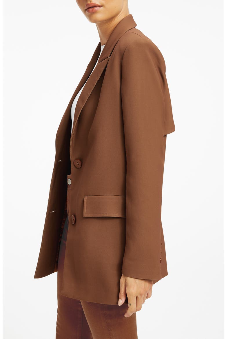 Trench Blazer, Alternate, color, BURNT CARAMEL002