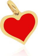 The Lovery Fine Jewelry Coral Heart Charm