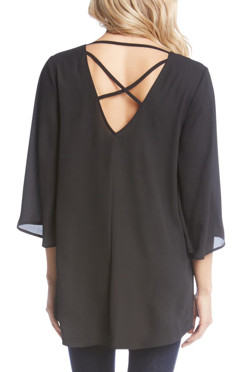 Karen Kane Faux Wrap Top, Alternate, color,