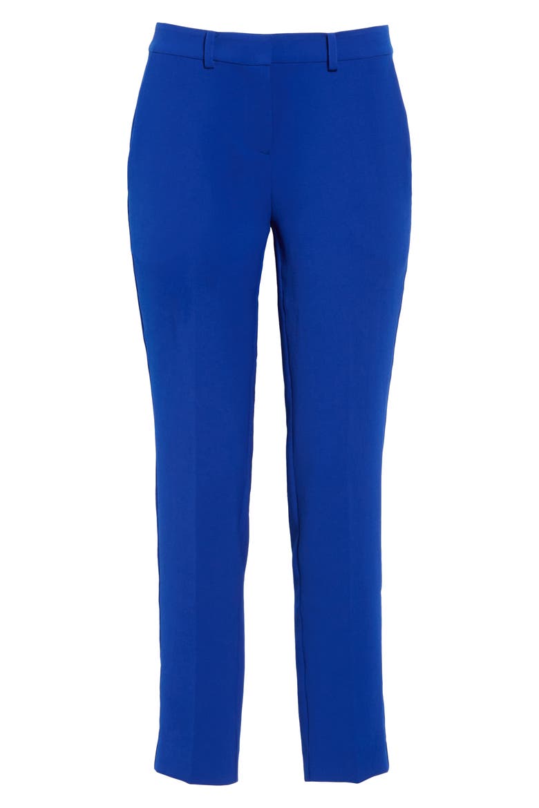 Pody Crepe Trousers, Alternate, color, BLEUKLEIN
