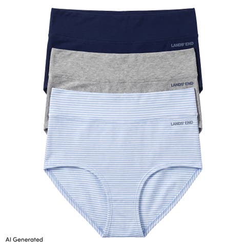 High Rise Full Coverage Brief Soft Essential Everyday 3 Pack Panties