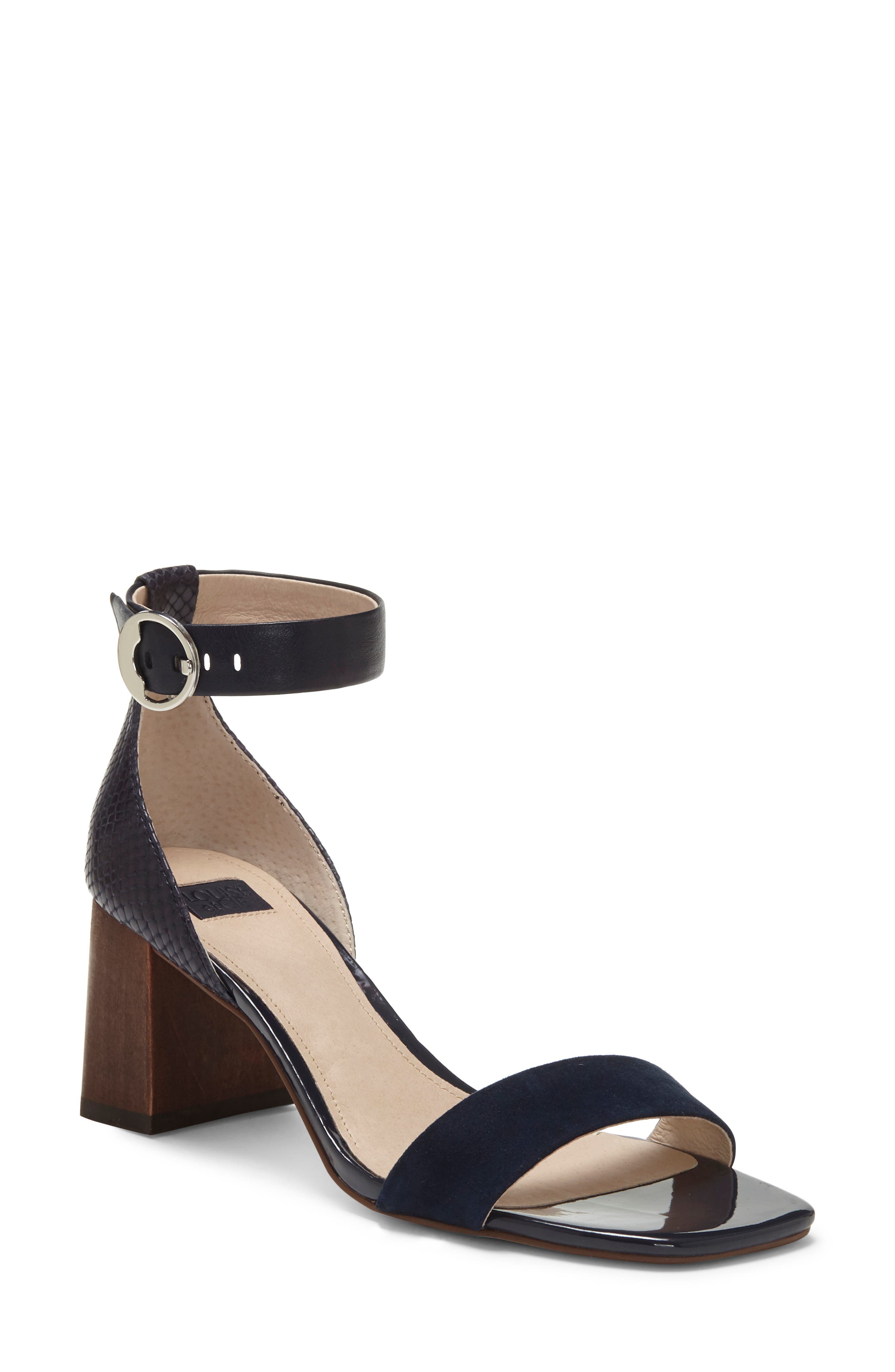 Gabrie Ankle Strap Sandal, Main, color, BLUE MOON SUEDE