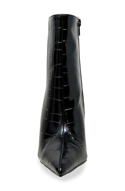 Chase & Chloe Chase And Chloe Croc Embossed Bootie In Multi