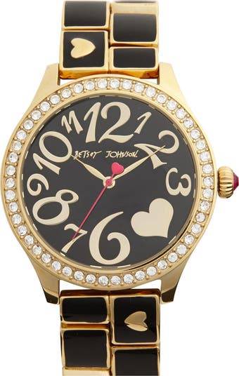 Betsey Johnson Round Bracelet Watch, 42mm | Nordstrom display picture 3