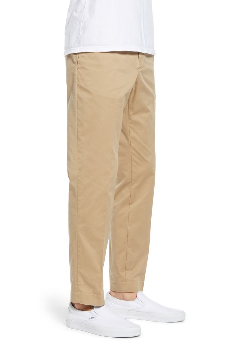 Slim Fit Stretch Twill Active Pants, Alternate, color, BATIQUE KHAKI