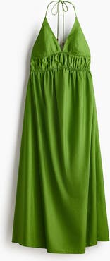 H&M Poplin Halterneck Dress