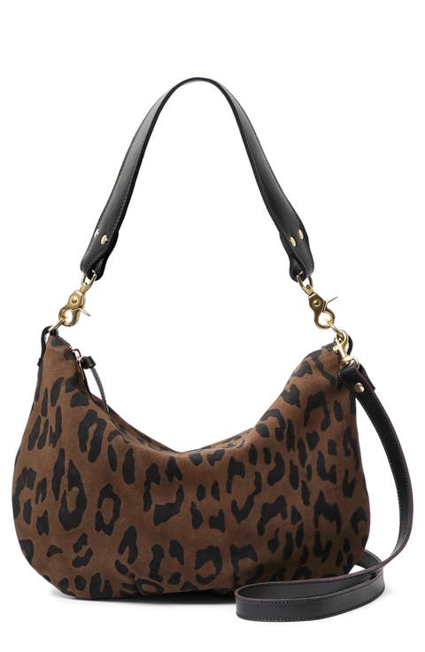 Moyen Suede Messenger Bag