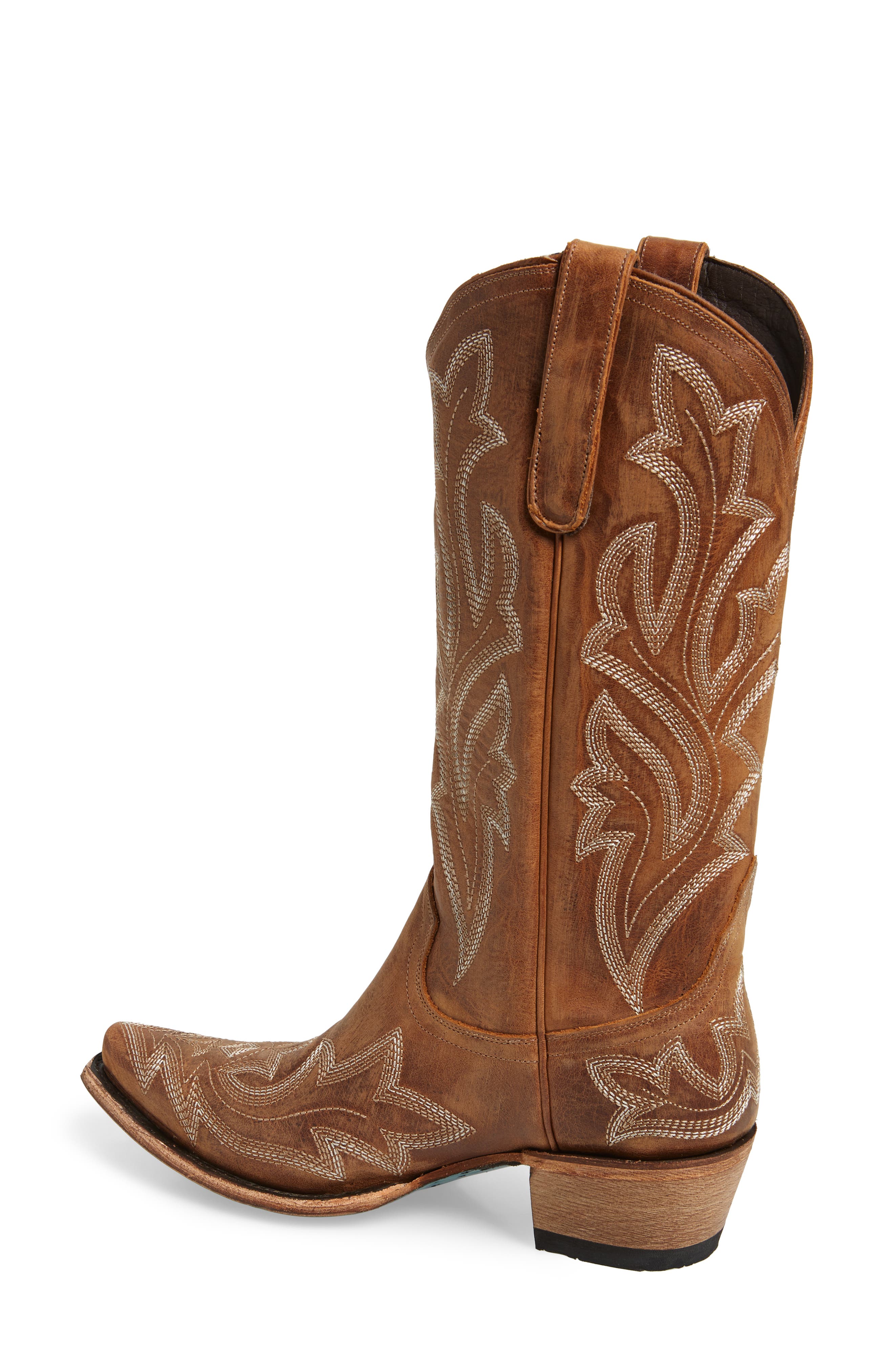 Lane Boots Saratoga Western Boot, Alternate, color, 