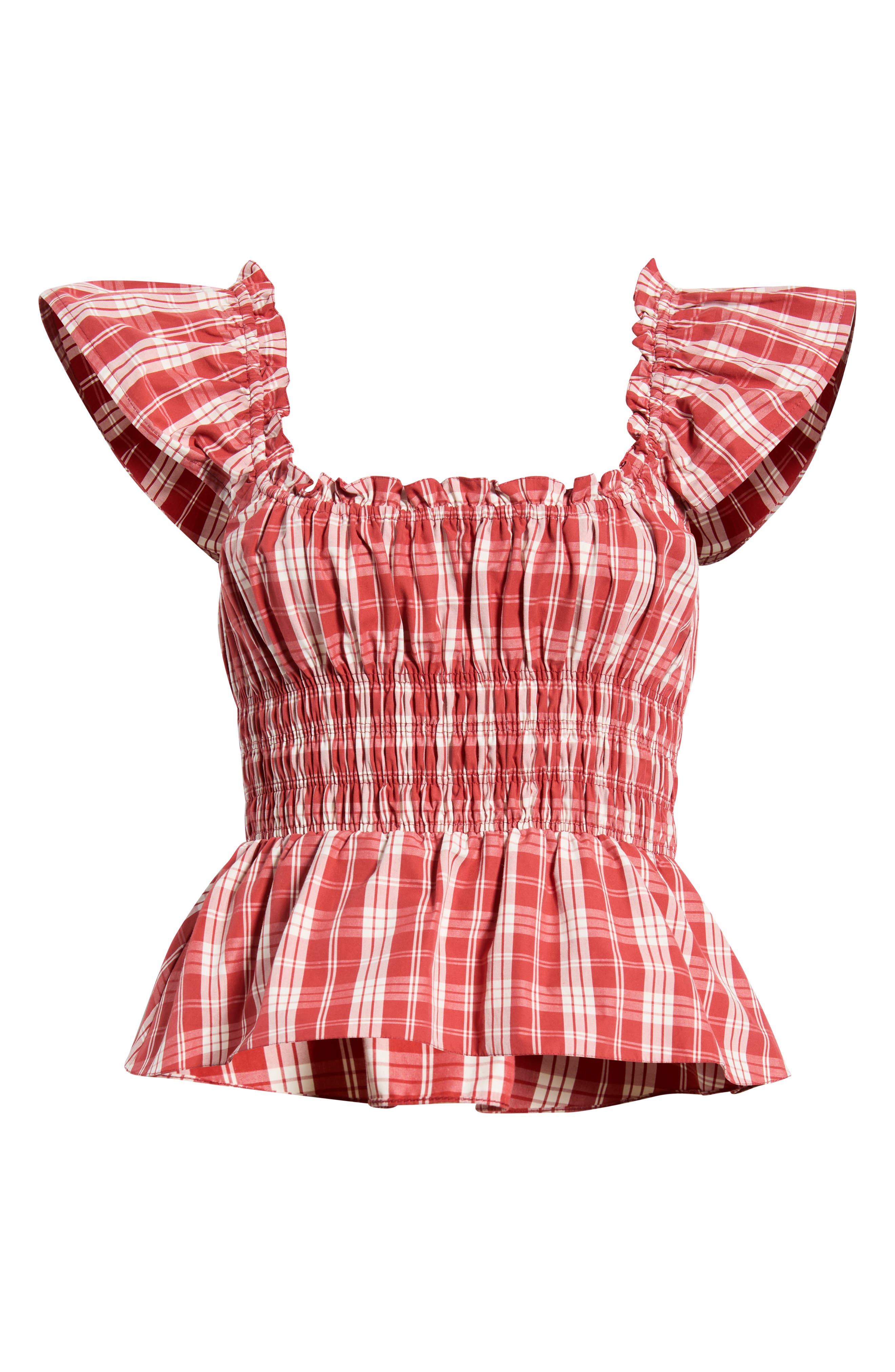 selected INES CHECK TERRA ROSSO