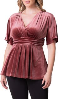 Kiyonna Park Avenue Velvet Top