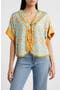 selected Pale Teal/ Orange Multi