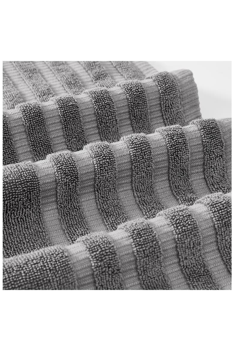 Yard Dyed Towel 6-Piece Set, Alternate, color, ASH GREY