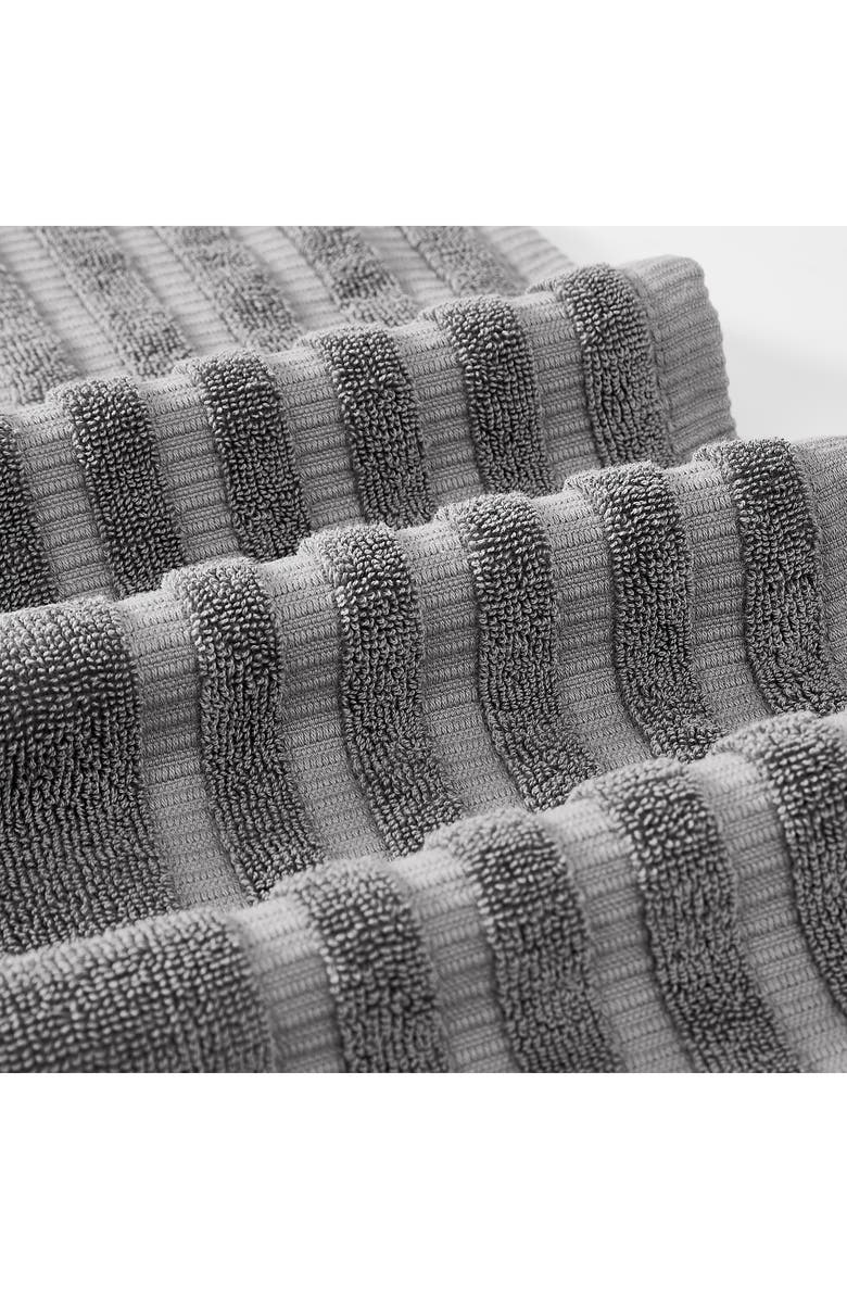 Modern Threads Yard Dyed Towel 6-Piece Set, Alternate, color, Ash Grey