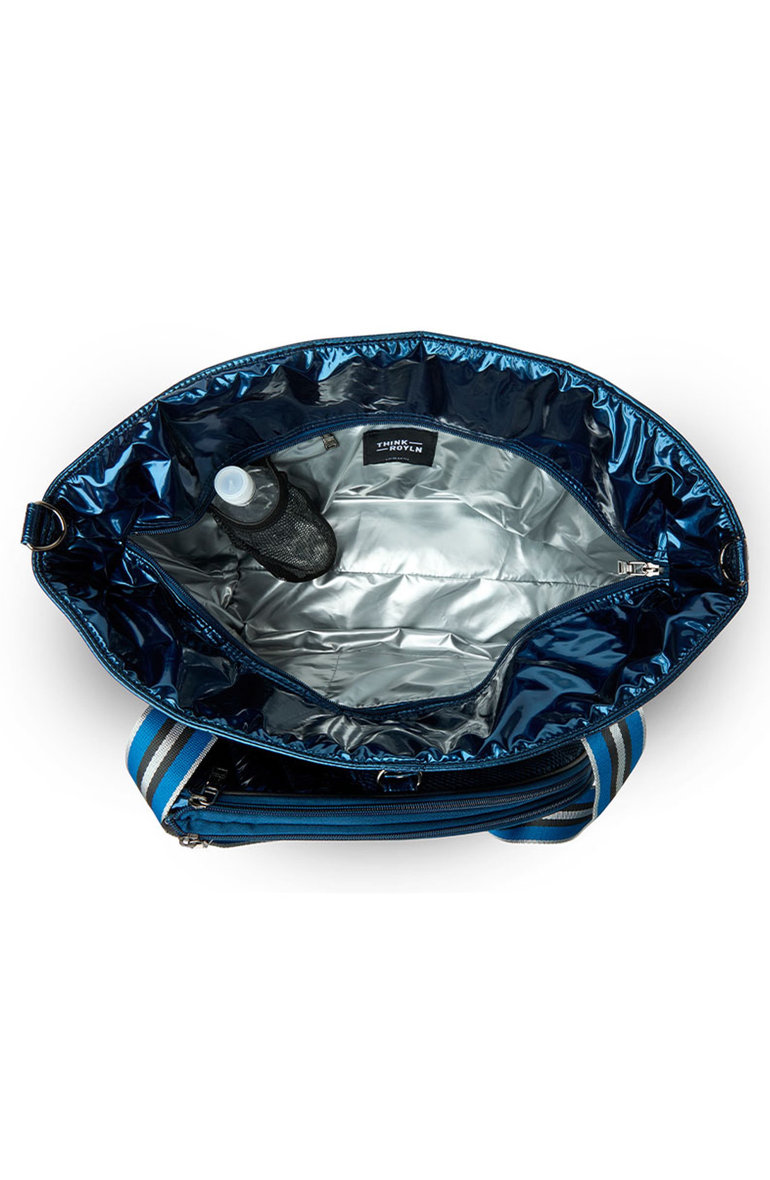 Love Royln Tennis Bag, Alternate, color, GLOSSY NAVY PATENT
