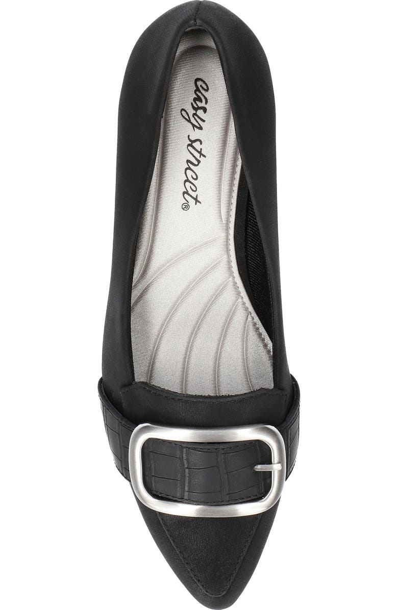 EASY STREET Amber Pointed Toe Pump, Alternate, color, Black Matte