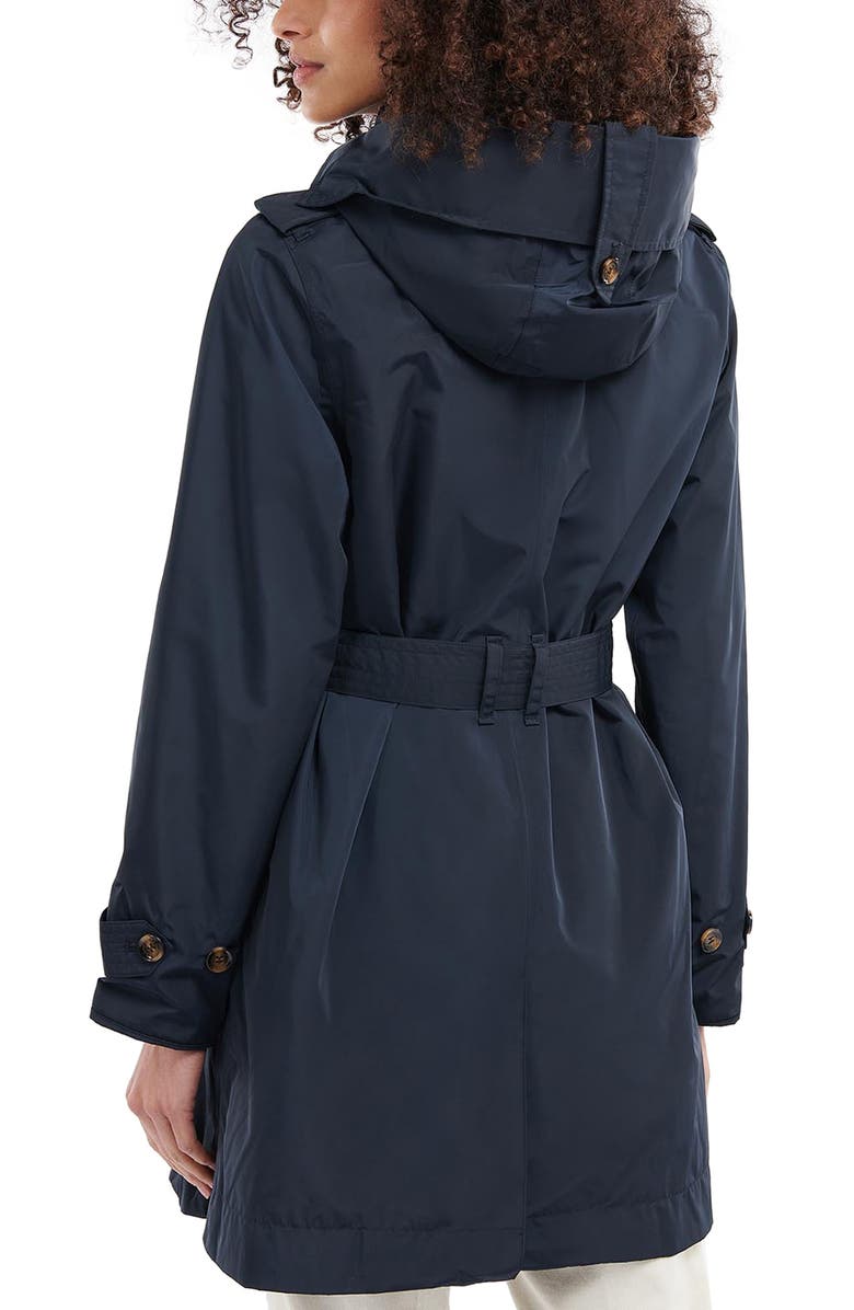 Barbour Beatrice Waterproof Belted Jacket, Alternate, color, 