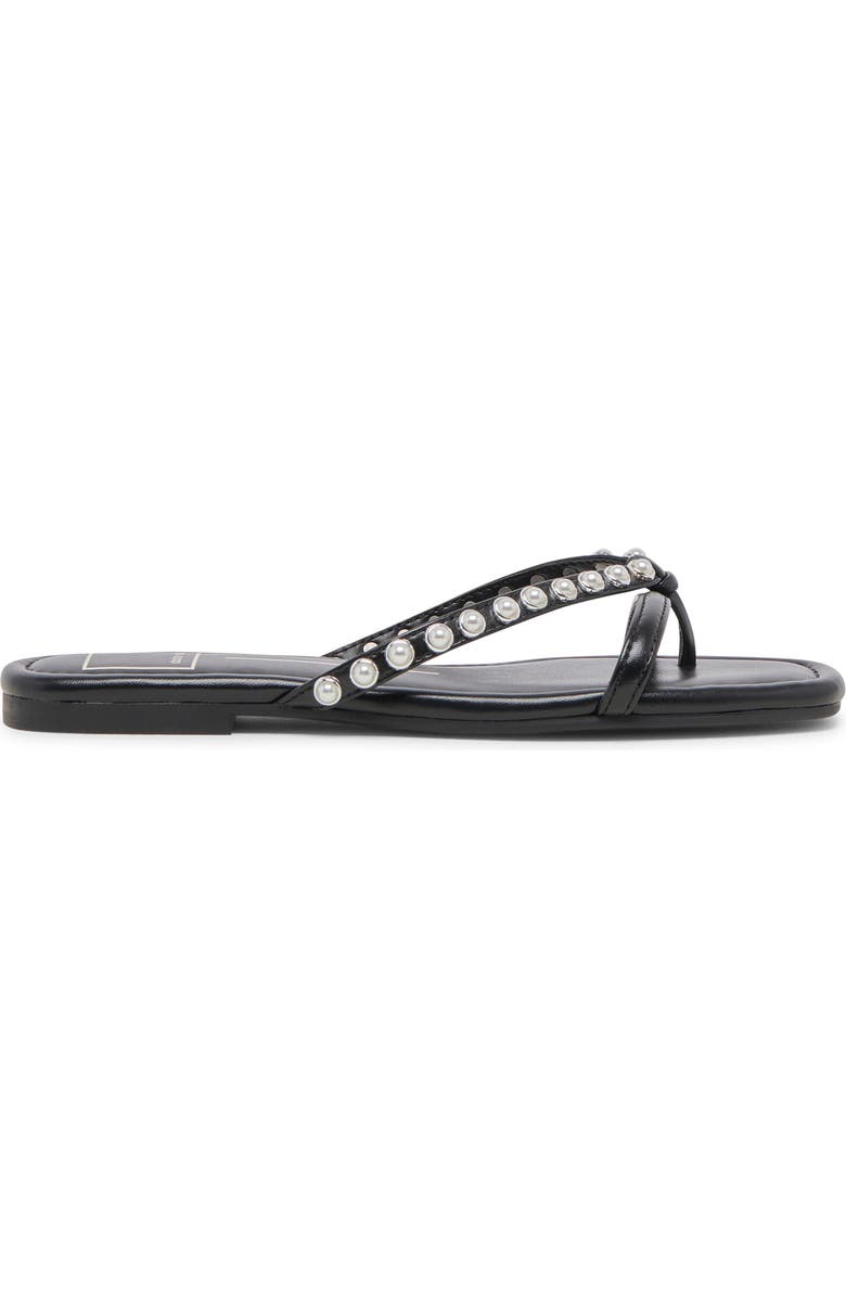 Dolce Vita Lucca Imitation Pearl Flip Flop, Alternate, color,