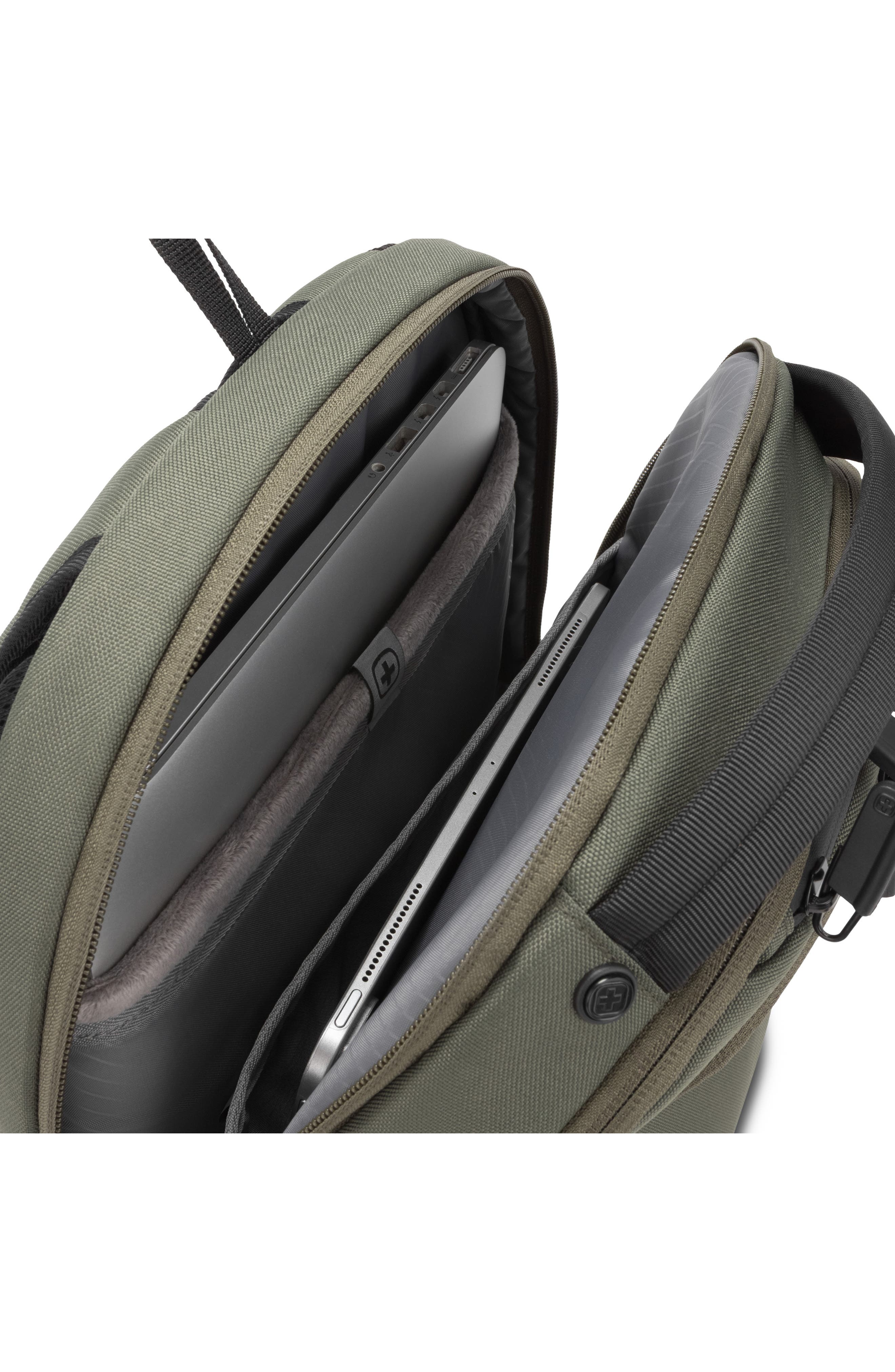 3573 Laptop Backpack, Alternate, color, OLIVE