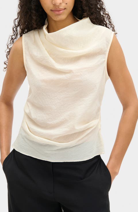 Dana Cowl Neck Sleeveless Top