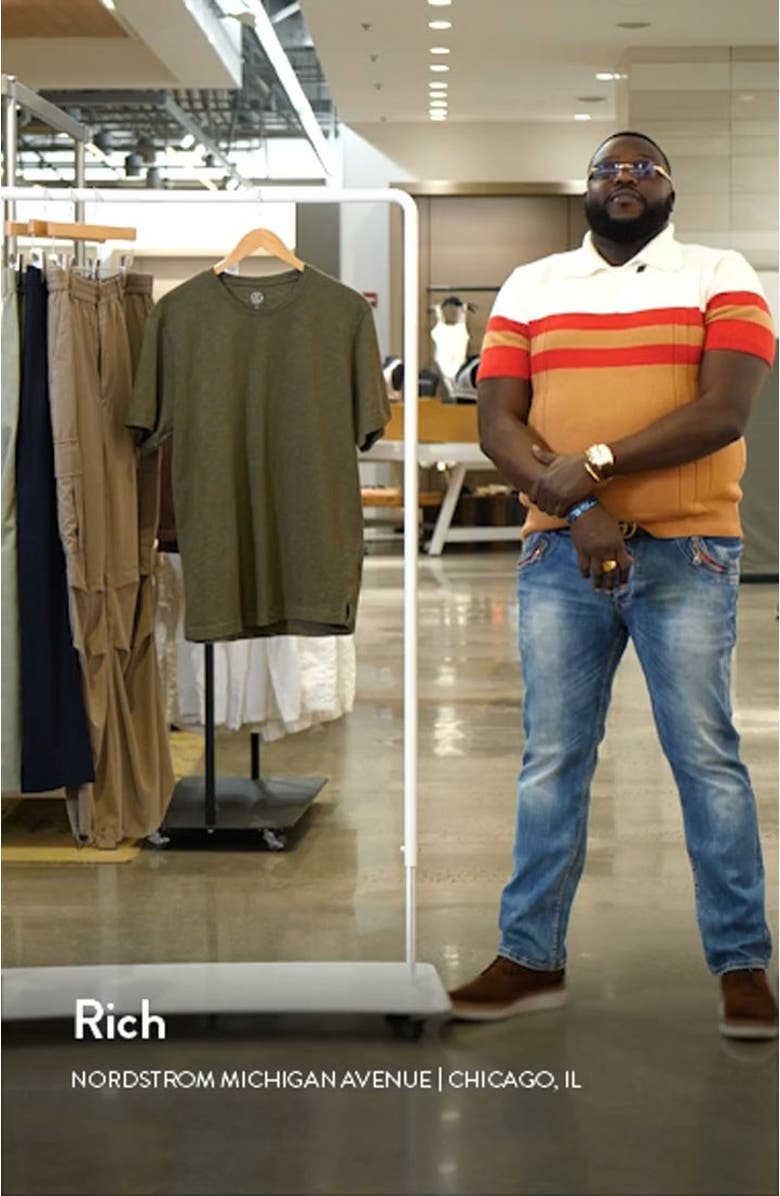 Crewneck Cotton Slub Jersey T-Shirt, sales video thumbnail