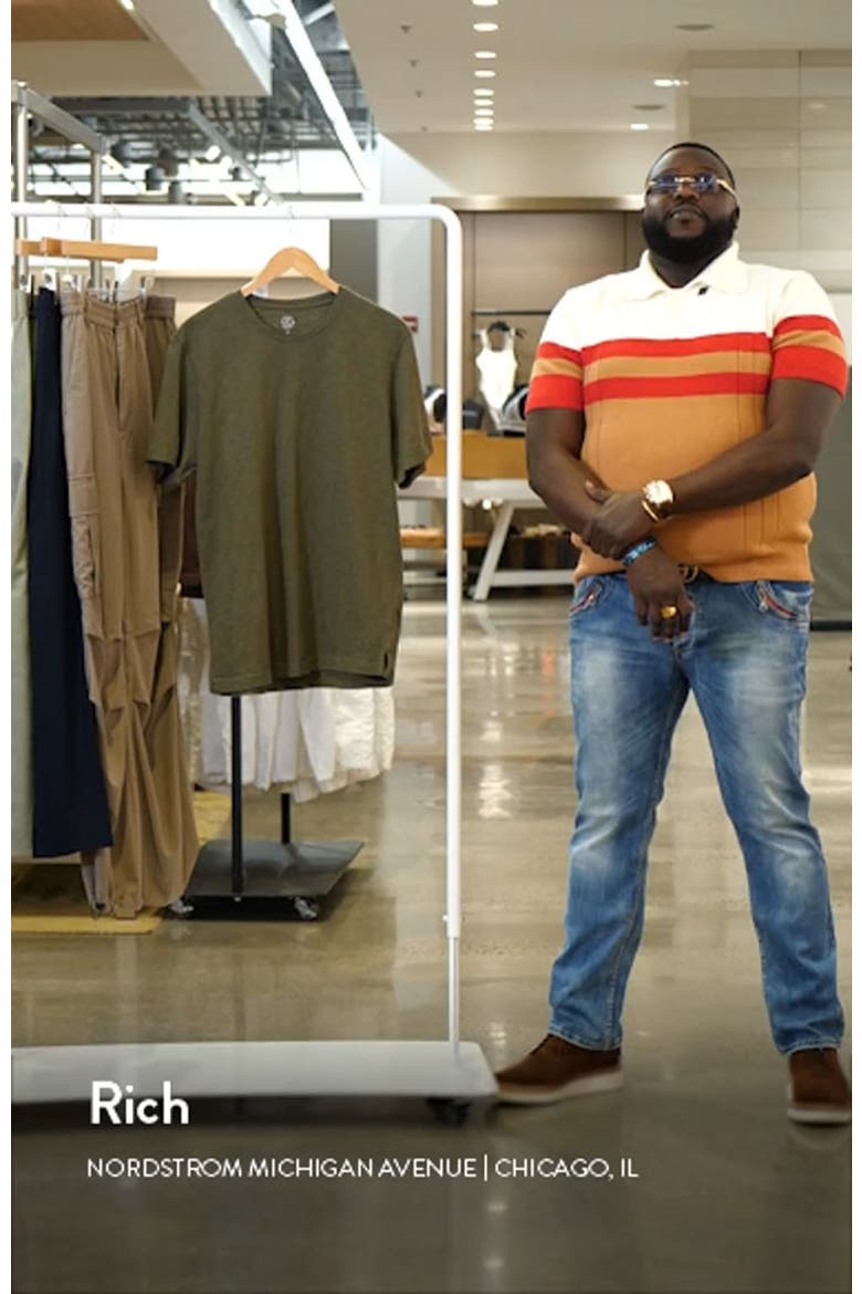Crewneck Cotton Slub Jersey T-Shirt video