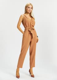 Betabrand Drift Jumpsuit Linenette