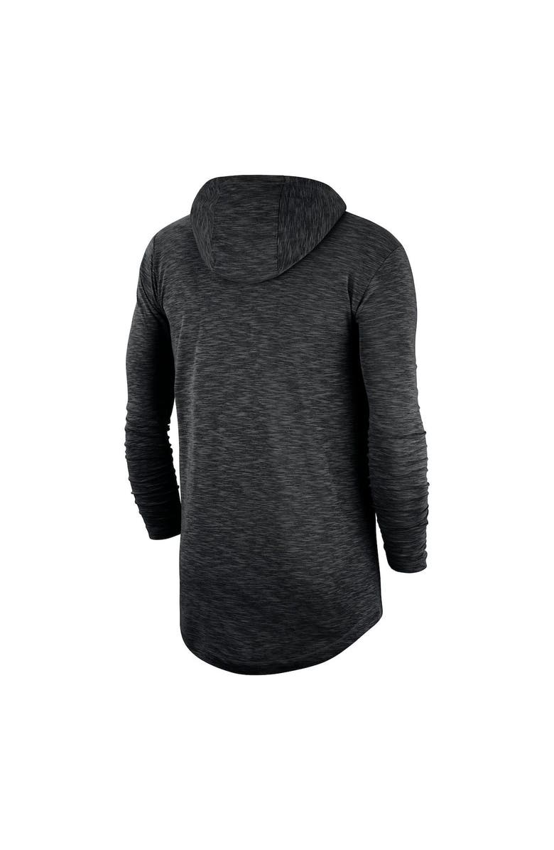 Nike Men's Nike Black Oklahoma Sooners Slub Performance Long Sleeve Hoodie T-Shirt, Alternate, color, Black