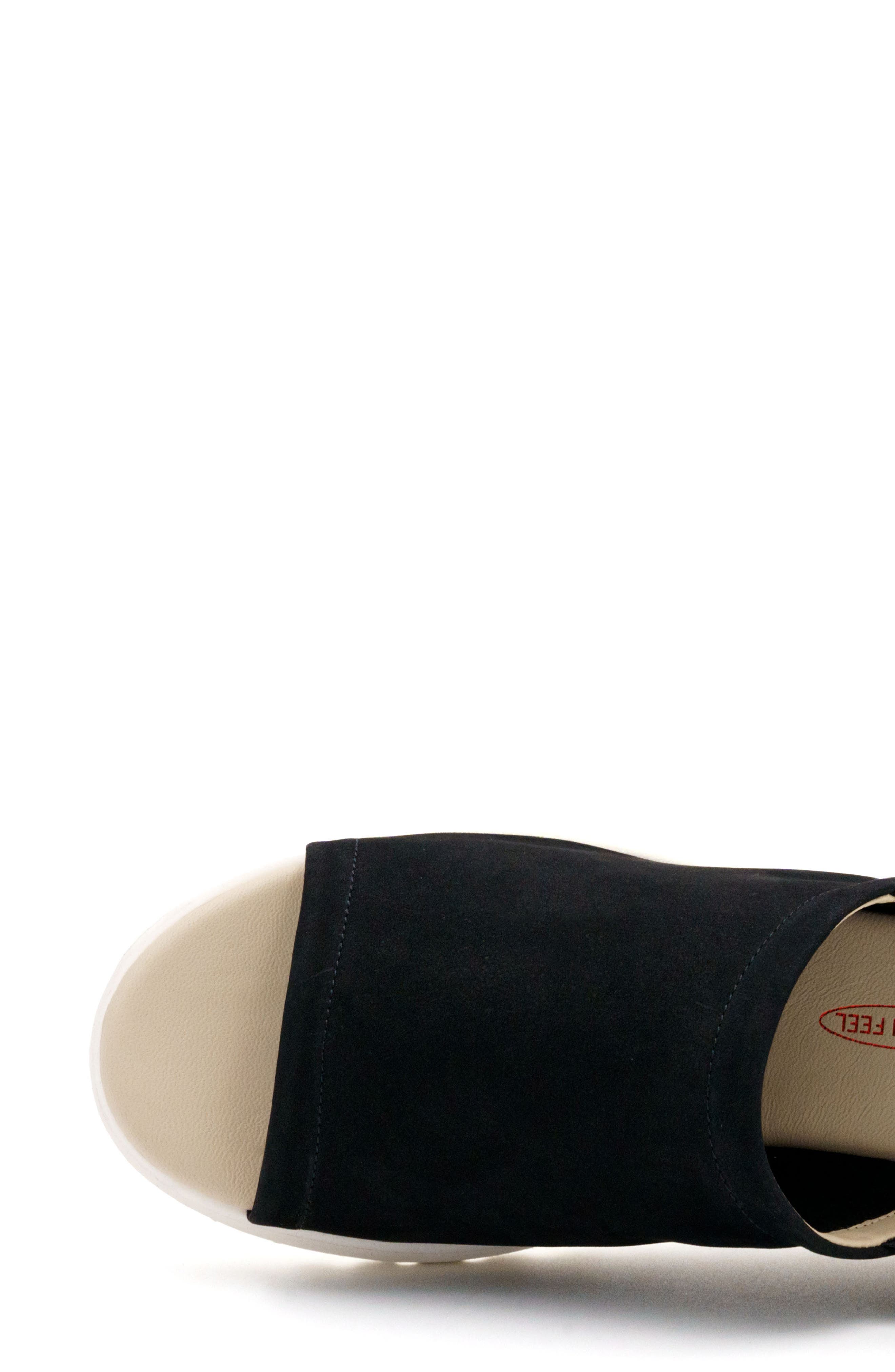 Amalfi by Rangoni Bahamas Slingback Sandal, Alternate, color, Black Long Beach Black Elastic