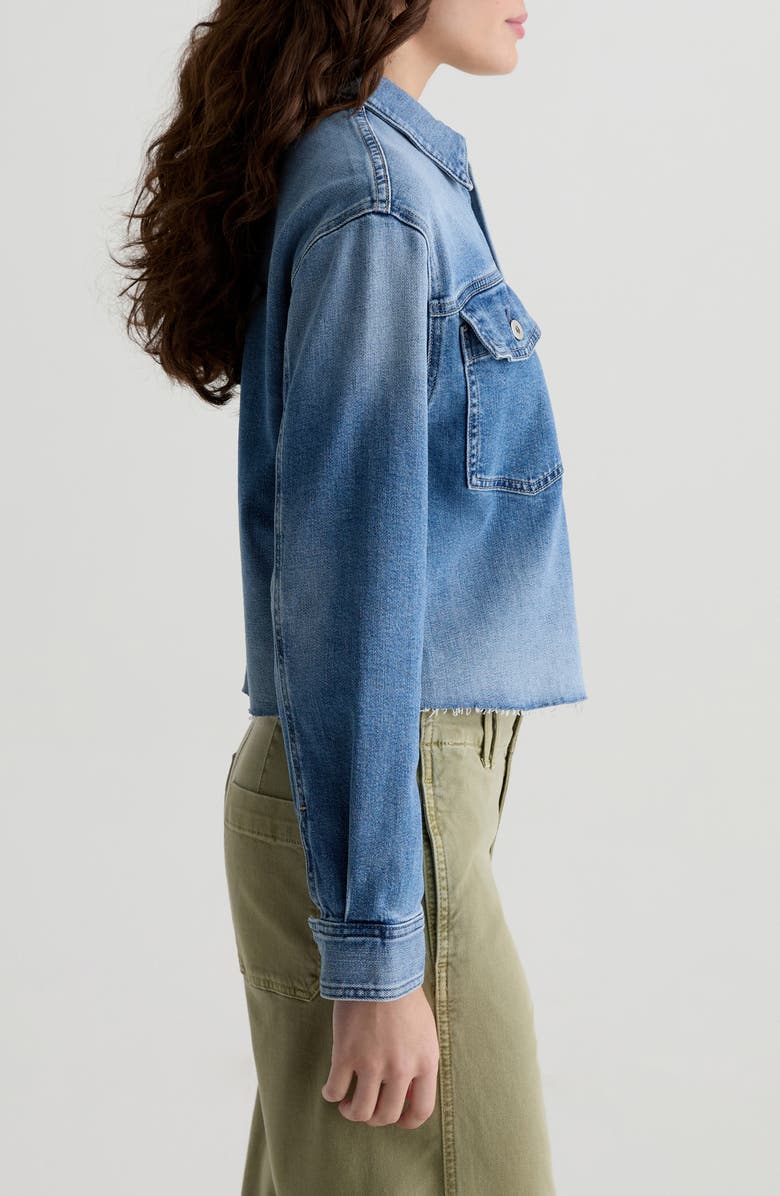 AG Valleta Utility Denim Shirt Jacket, Alternate, color, 