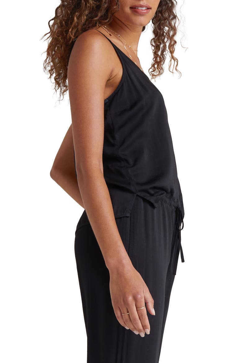 Woven Camisole, Alternate, color, BLACK