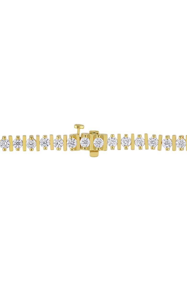 Julianna B. Moissanite Tennis Bracelet Yellow-Silver, Alternate, color, Yellow-Plated