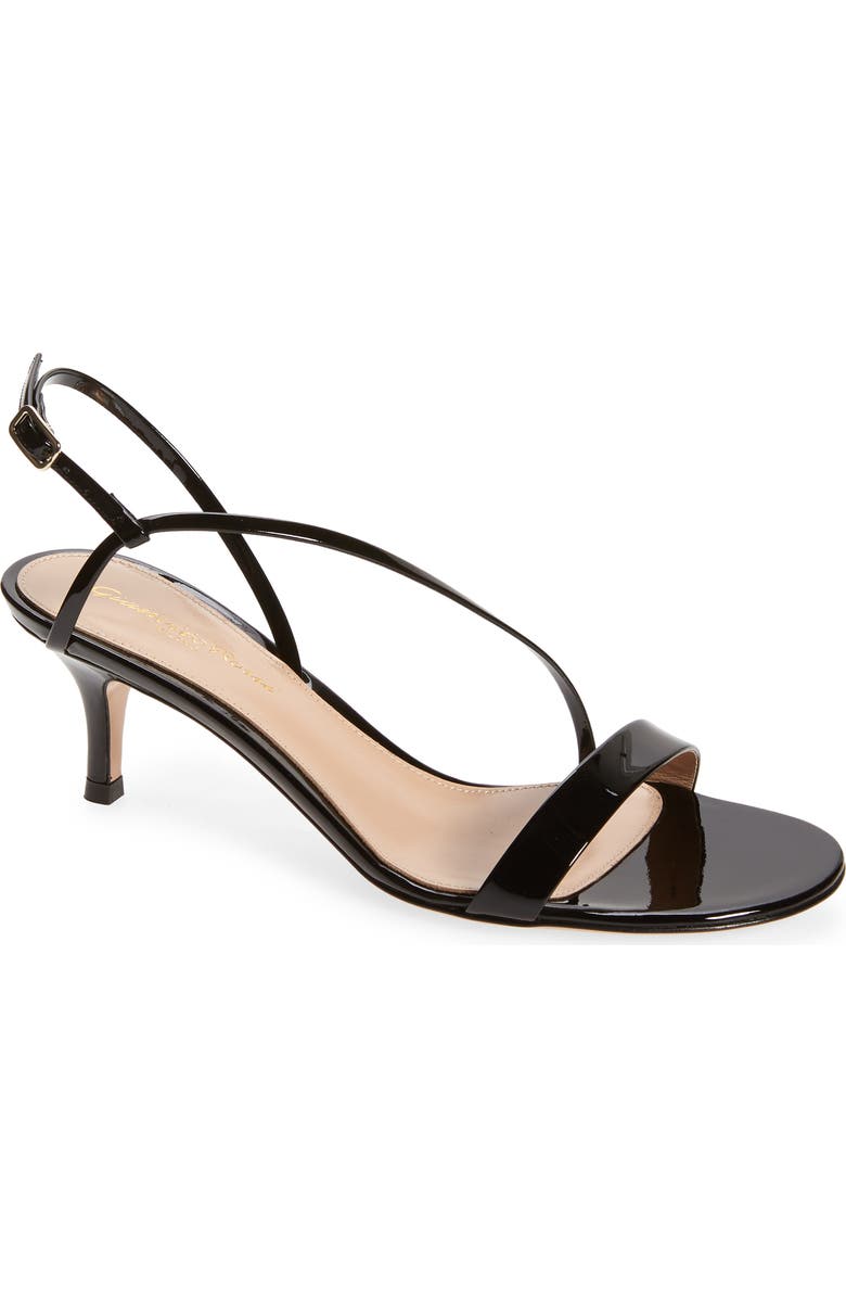 Gianvito Rossi Kitten Heel Slingback Sandal, Main, color,