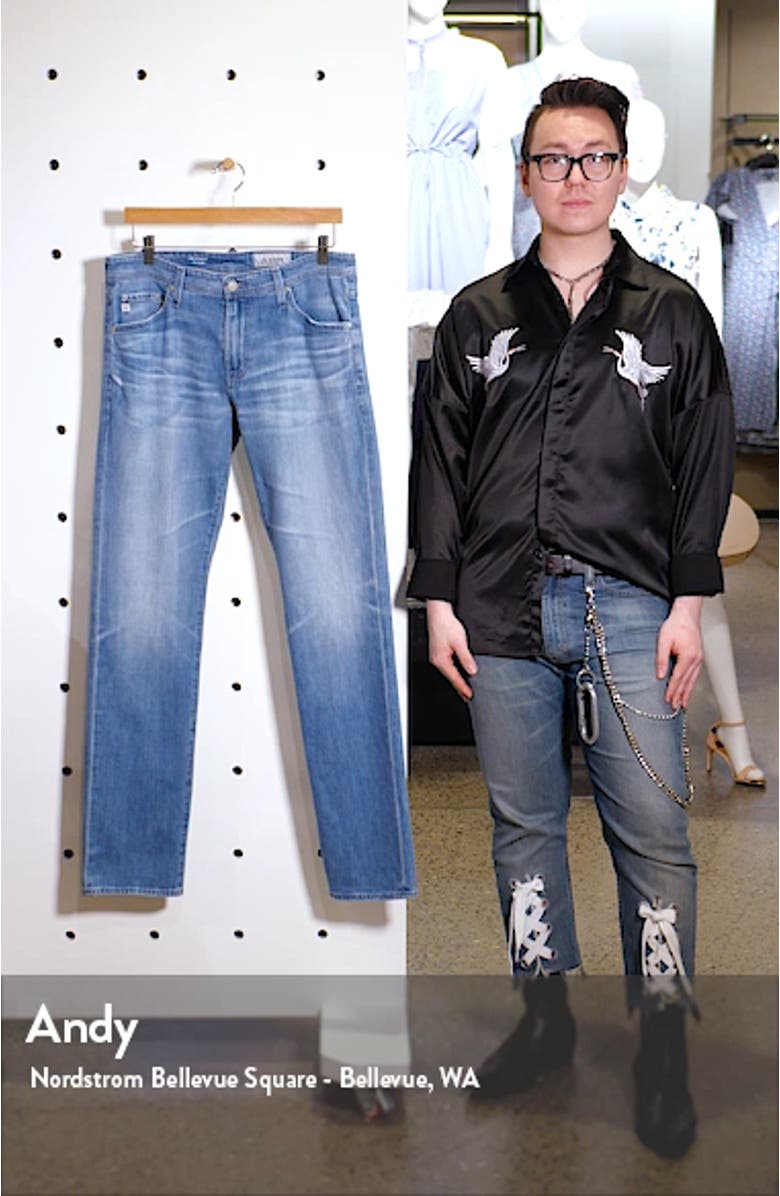 Everett Slim Straight Leg Jeans, sales video thumbnail