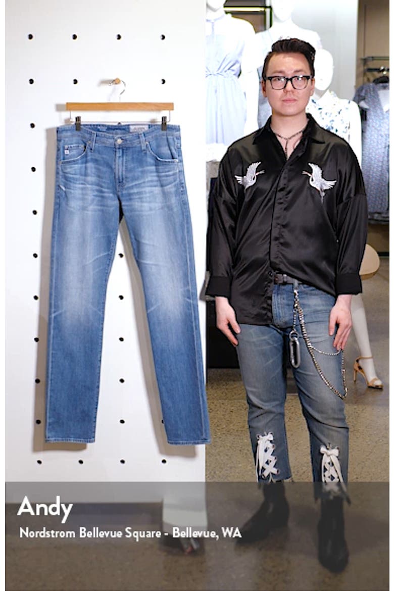 Everett Slim Straight Leg Jeans video