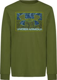 Under Armour Kids' Topo Core Graphic Long Sleeve T-Shirt