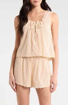 Hazel Eyelet Organic Cotton Blend Pajamas