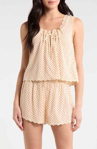 Hazel Eyelet Organic Cotton Blend Pajamas