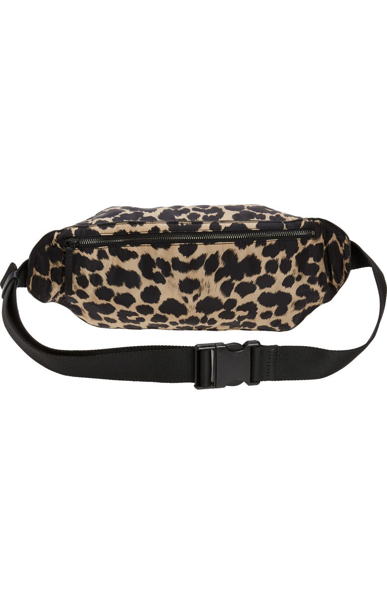 Dries Van Noten Leopard Print Belt Bag, Alternate, color,