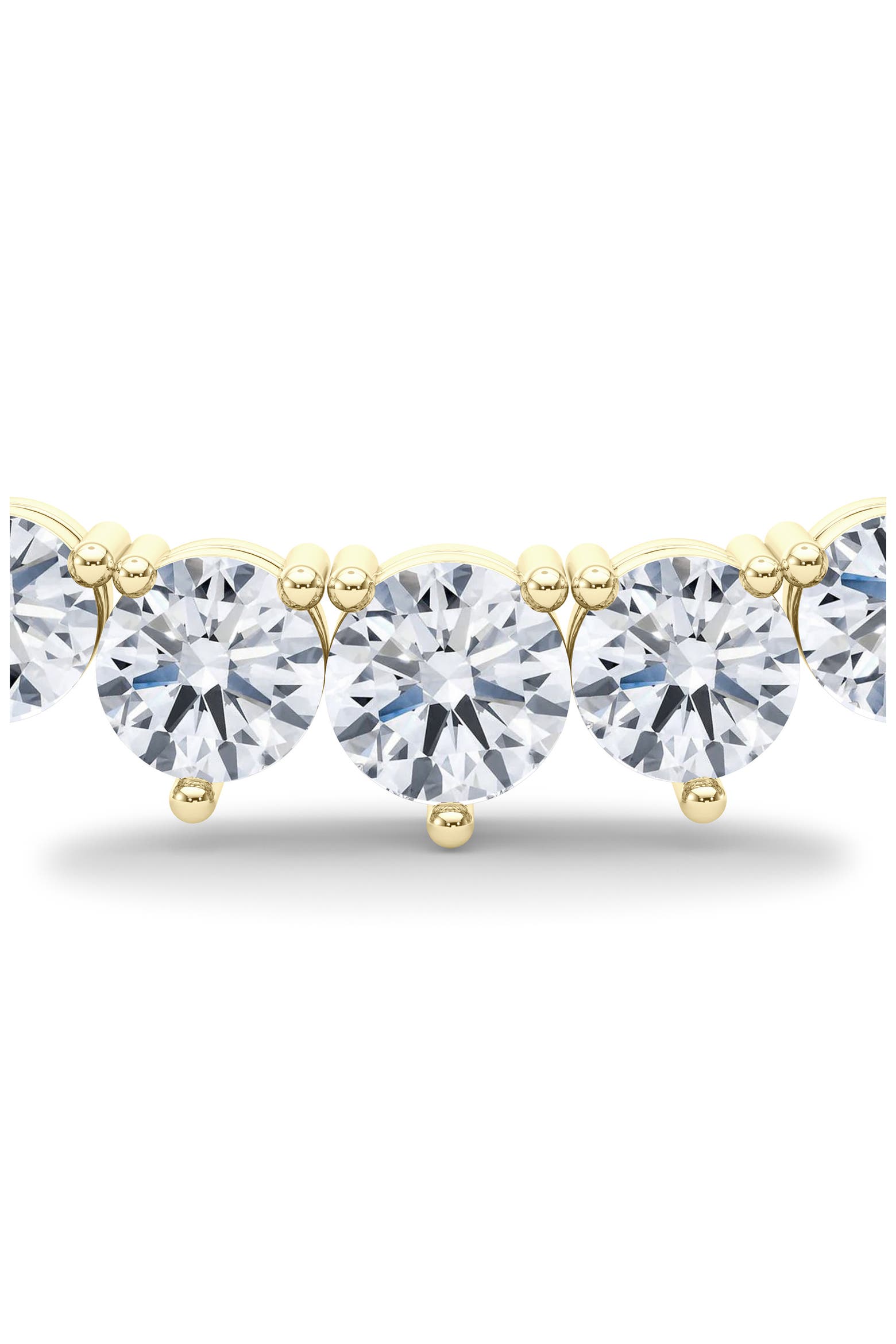 HauteCarat Graduated Lab Grown Diamond Tennis Necklace (Women) | Nordstrom