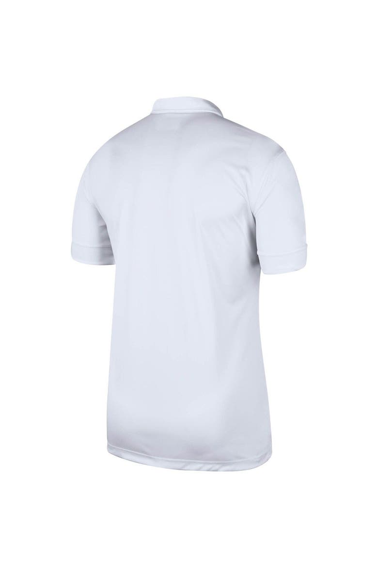 Men's Nike White/Black Alabama Crimson Tide Striped Polo, Alternate, color, White