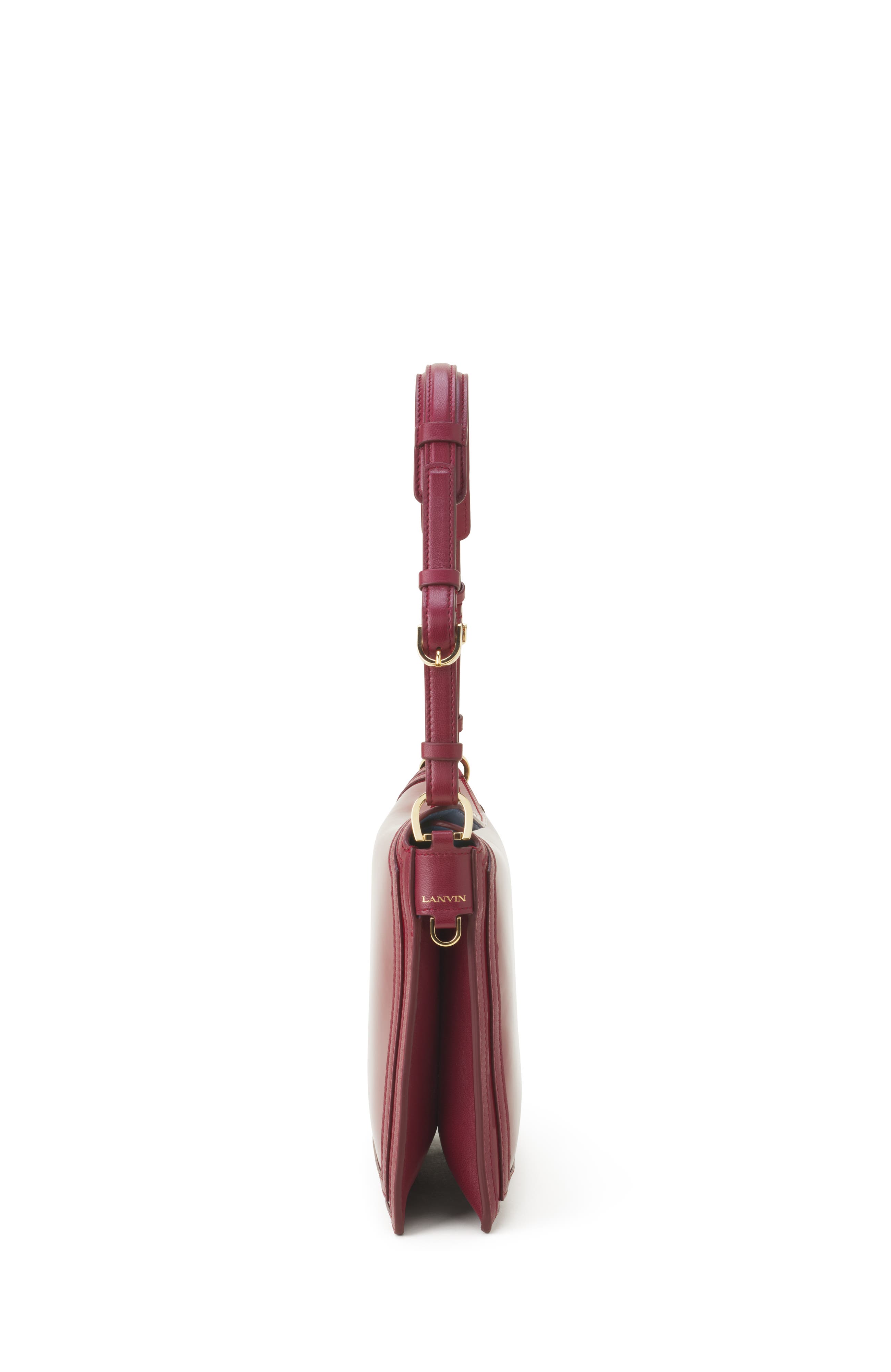 Compagnon 20 Bag In Patent Leather, Alternate, color, Garnet