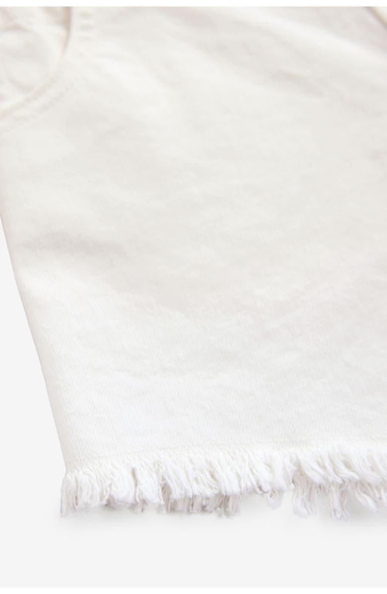 smALLSAINTS by ALLSAINTS Kids' Fray Hem Cutoff Denim Shorts, Alternate, color, White