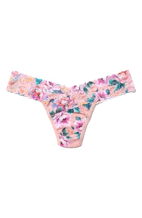 Hanky Panky Print Low Rise Thong In Buy Myself Flowers