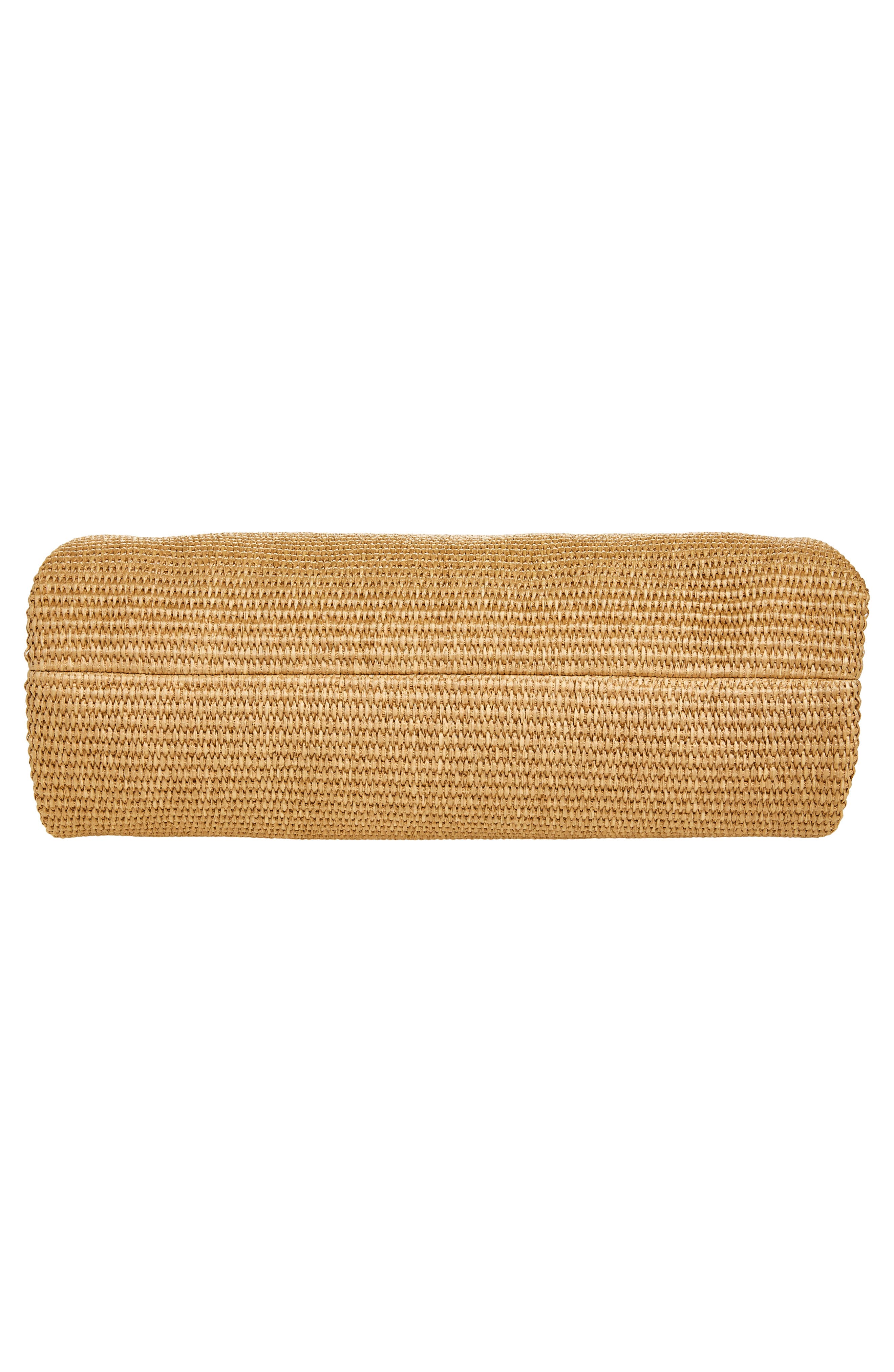 FERRAGAMO Mia Raffia Tote, Alternate, color, Naturale Testa Di Moro