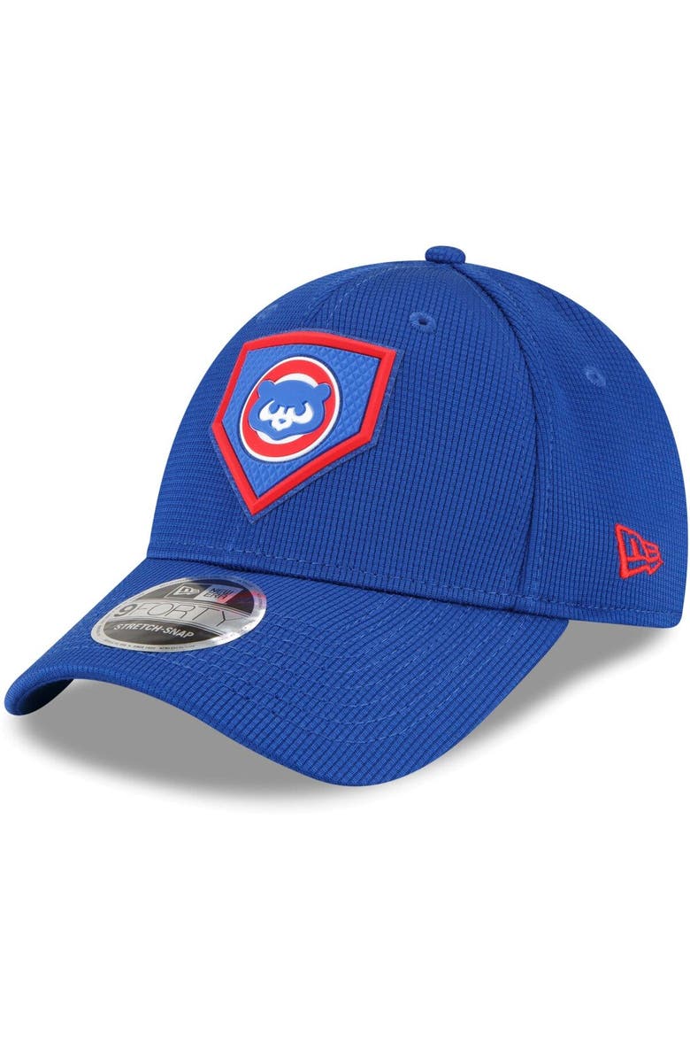 New Era Men's New Era Royal Chicago Cubs 2022 Clubhouse 9FORTY Snapback Hat, Main, color, 