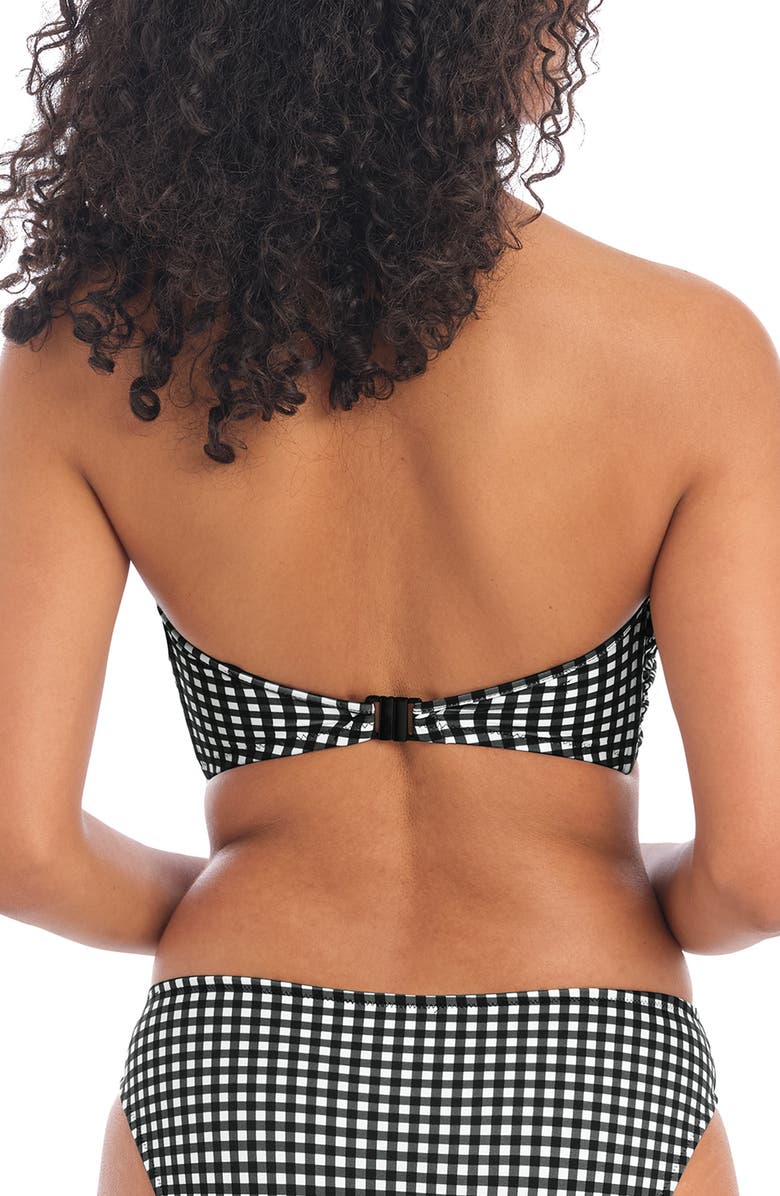 Freya Check In Underwire Bandeau Bikini Top, Alternate, color, 