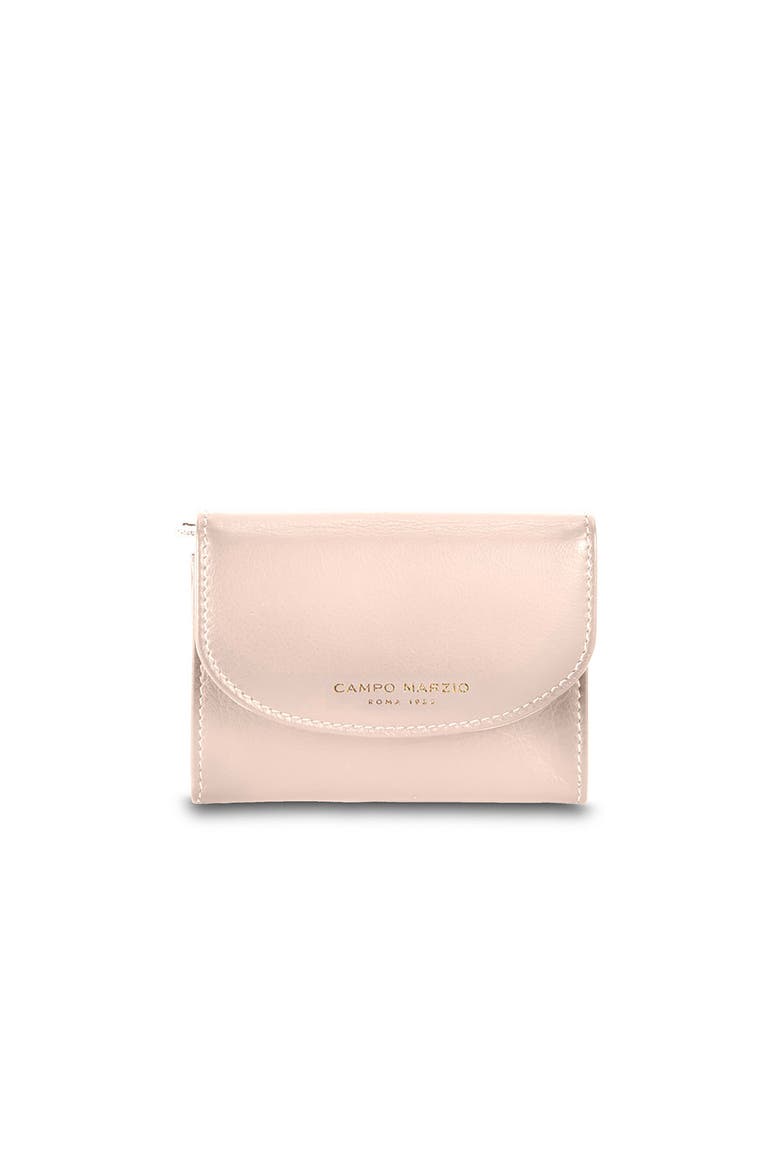 Cady Wallet With Snap-Button Closure & Zippered Pocket Accessory, Main, color, BEIGE-CAPPUCCINO